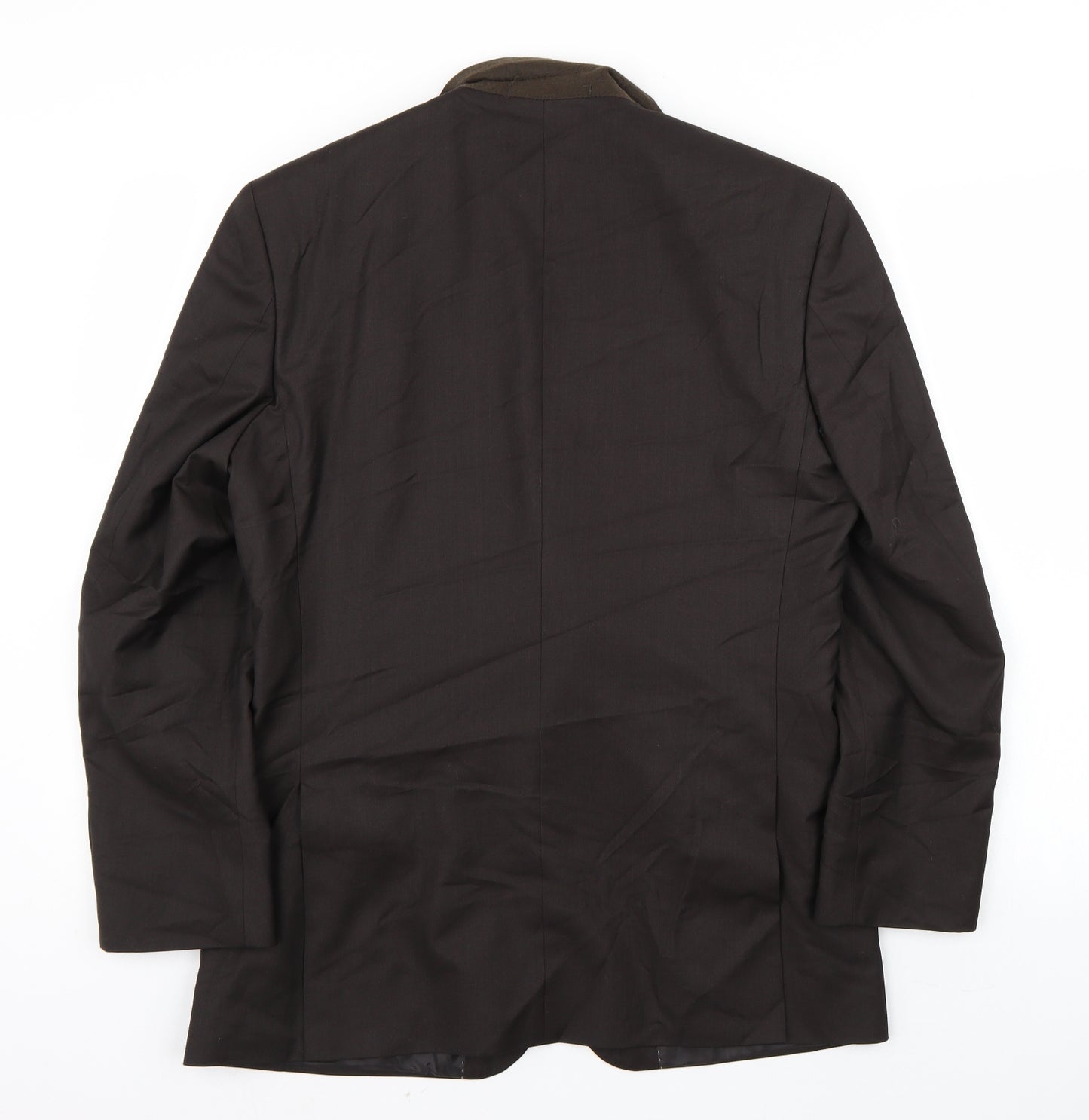 Preworn Mens Brown   Jacket Suit Jacket Size 36