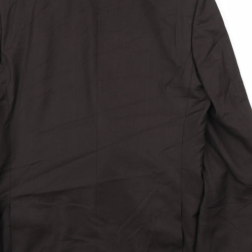 Preworn Mens Brown   Jacket Suit Jacket Size 36