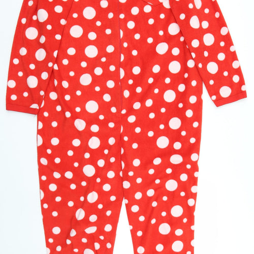 Love To Lounge Womens Red Polka Dot  Top One Piece Size S