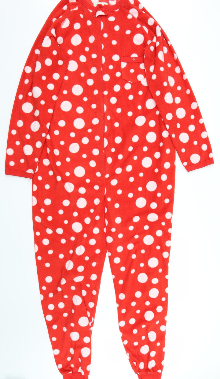 Love To Lounge Womens Red Polka Dot  Top One Piece Size S