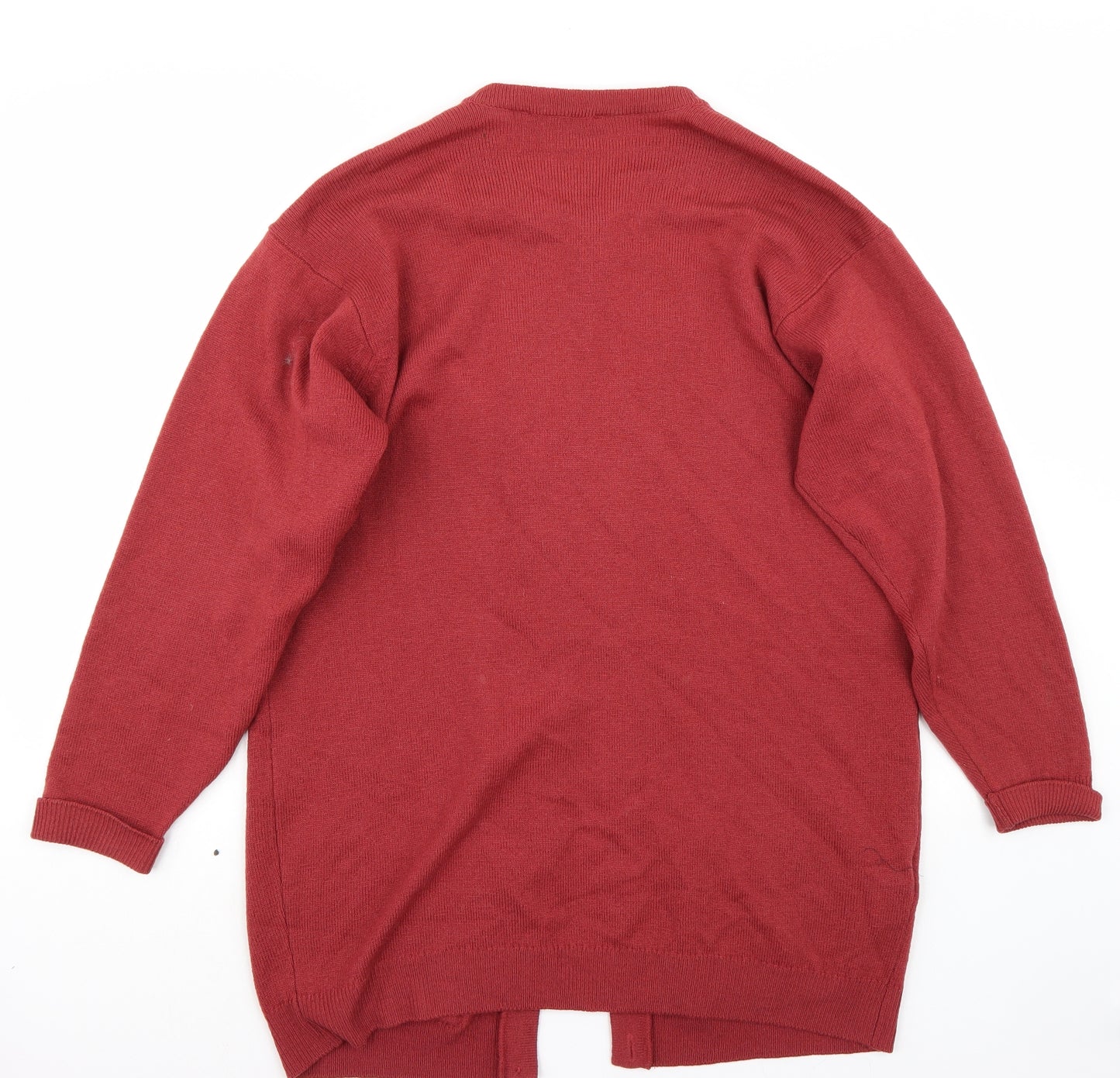 Marks and Spencer Womens Orange   Cardigan Jumper Size 14