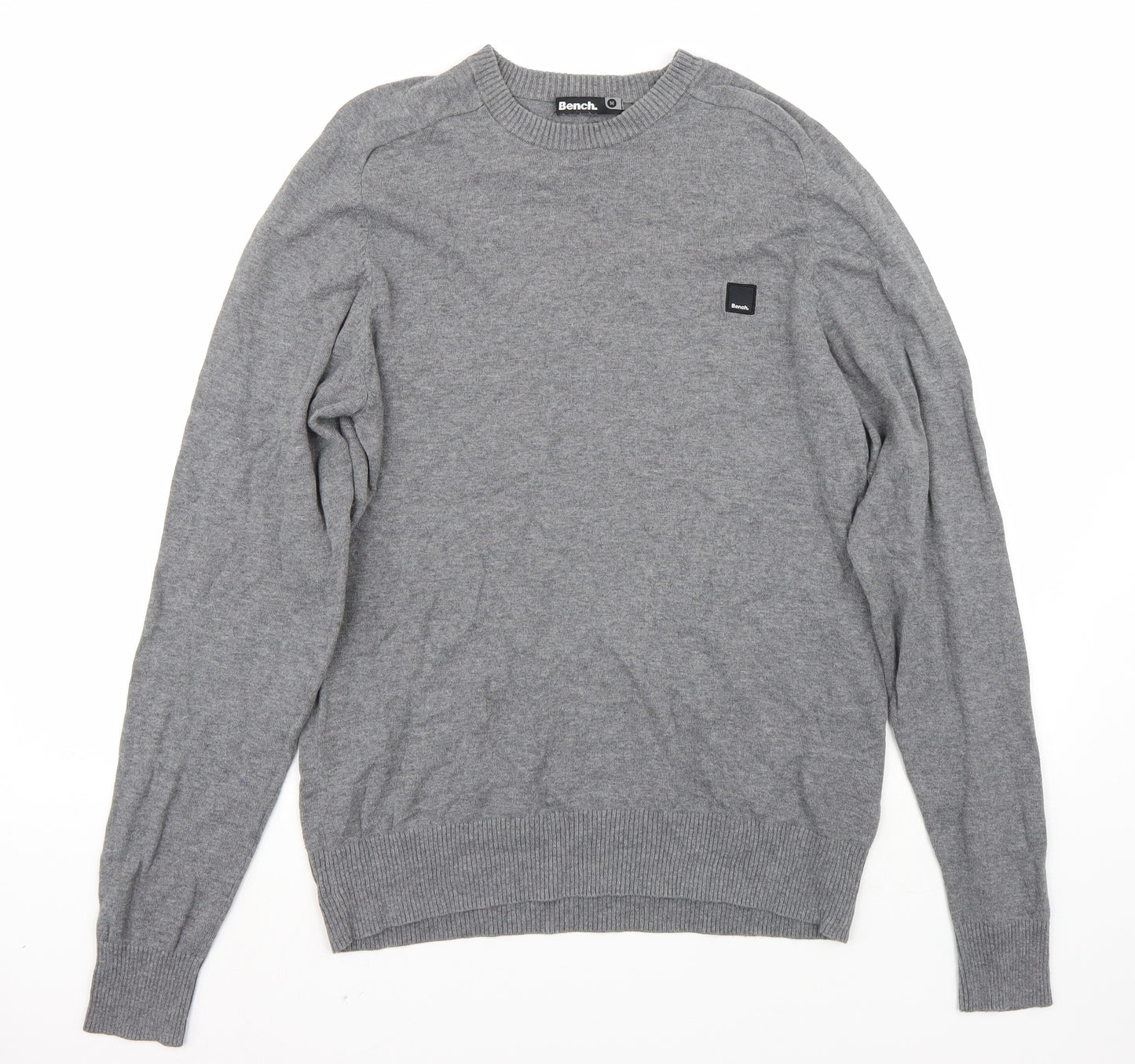 Bench Mens Grey   Pullover Jumper Size M