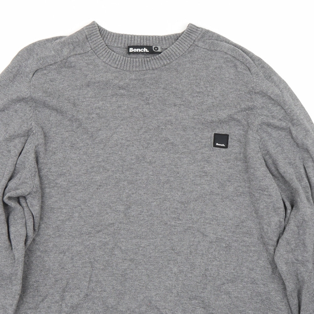 Bench Mens Grey   Pullover Jumper Size M