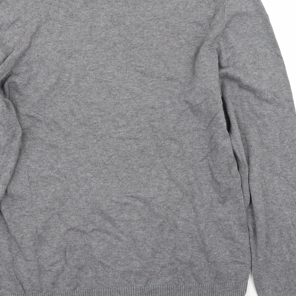 Bench Mens Grey   Pullover Jumper Size M