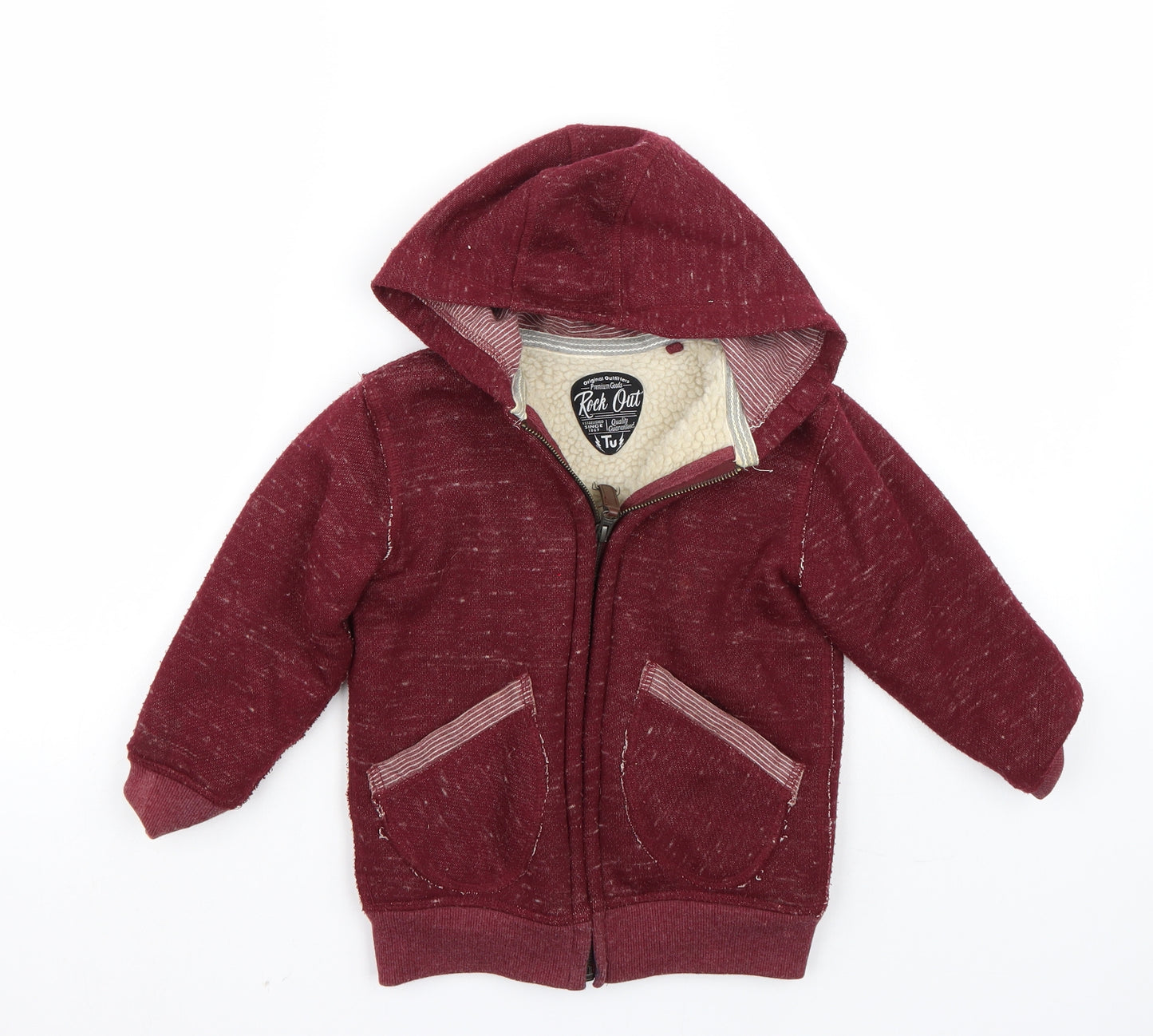 TU Girls Purple   Jacket Coat Size 4 Years