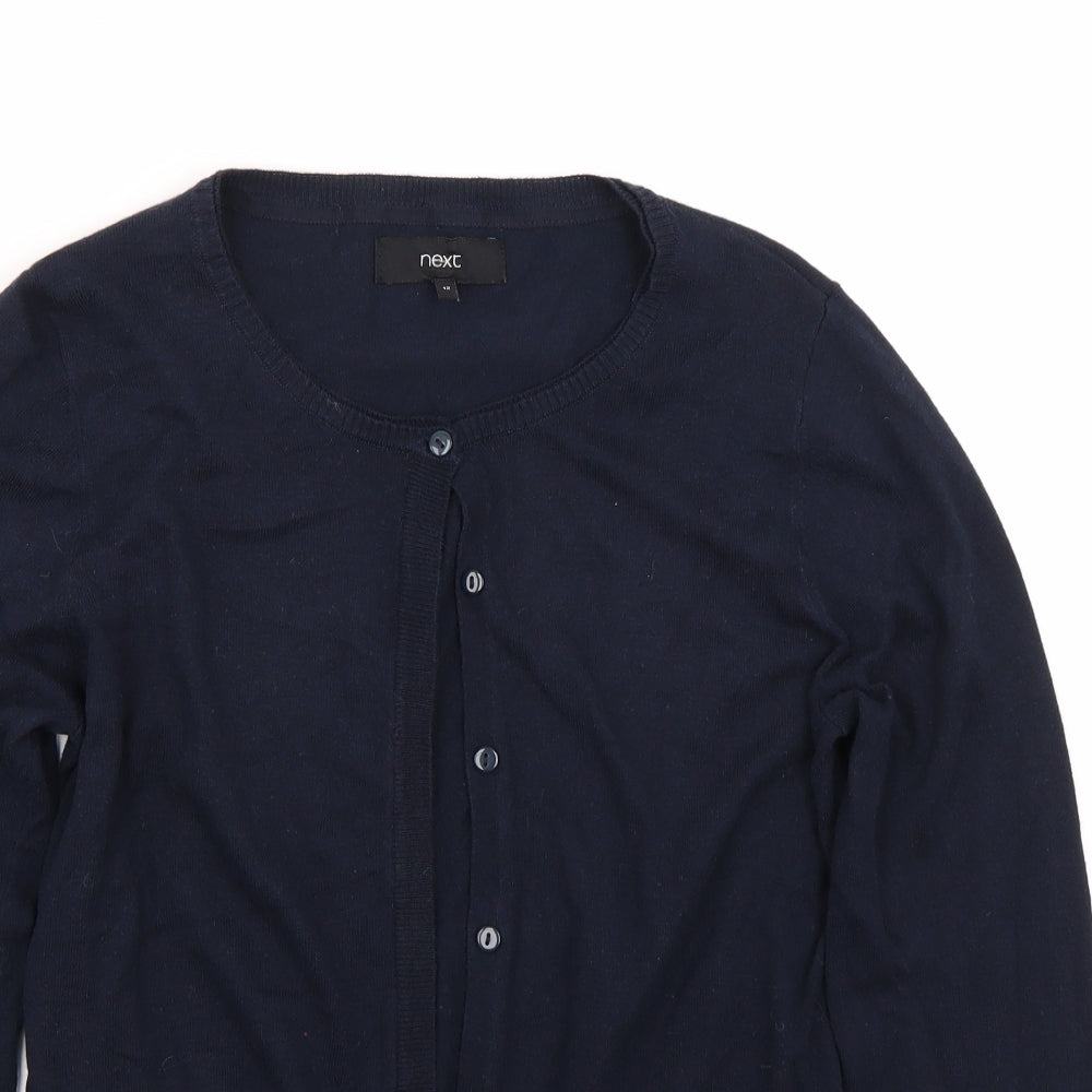 NEXT Womens Blue   Cardigan Jumper Size 12