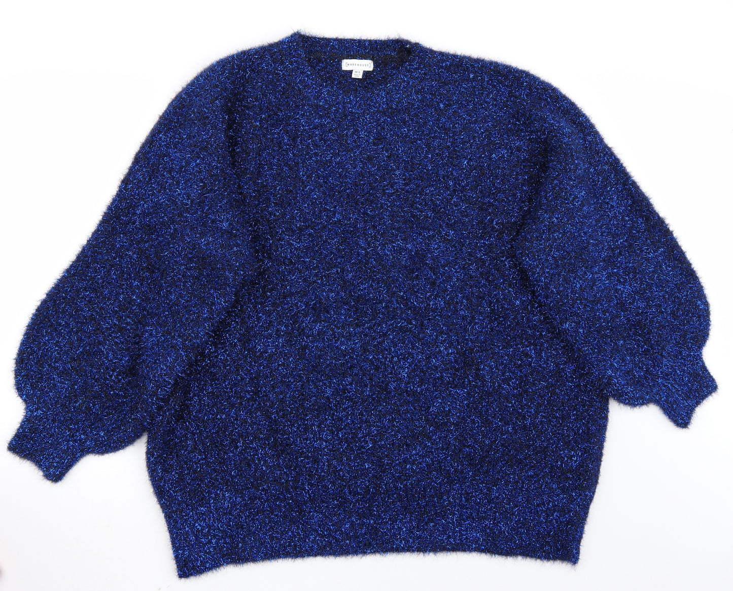 Warehouse Womens Blue   Pullover Jumper Size XL
