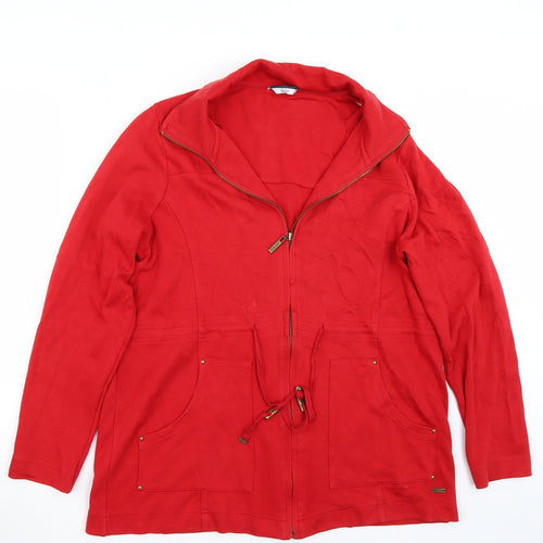 DASH Womens Red   Jacket Coat Size 16