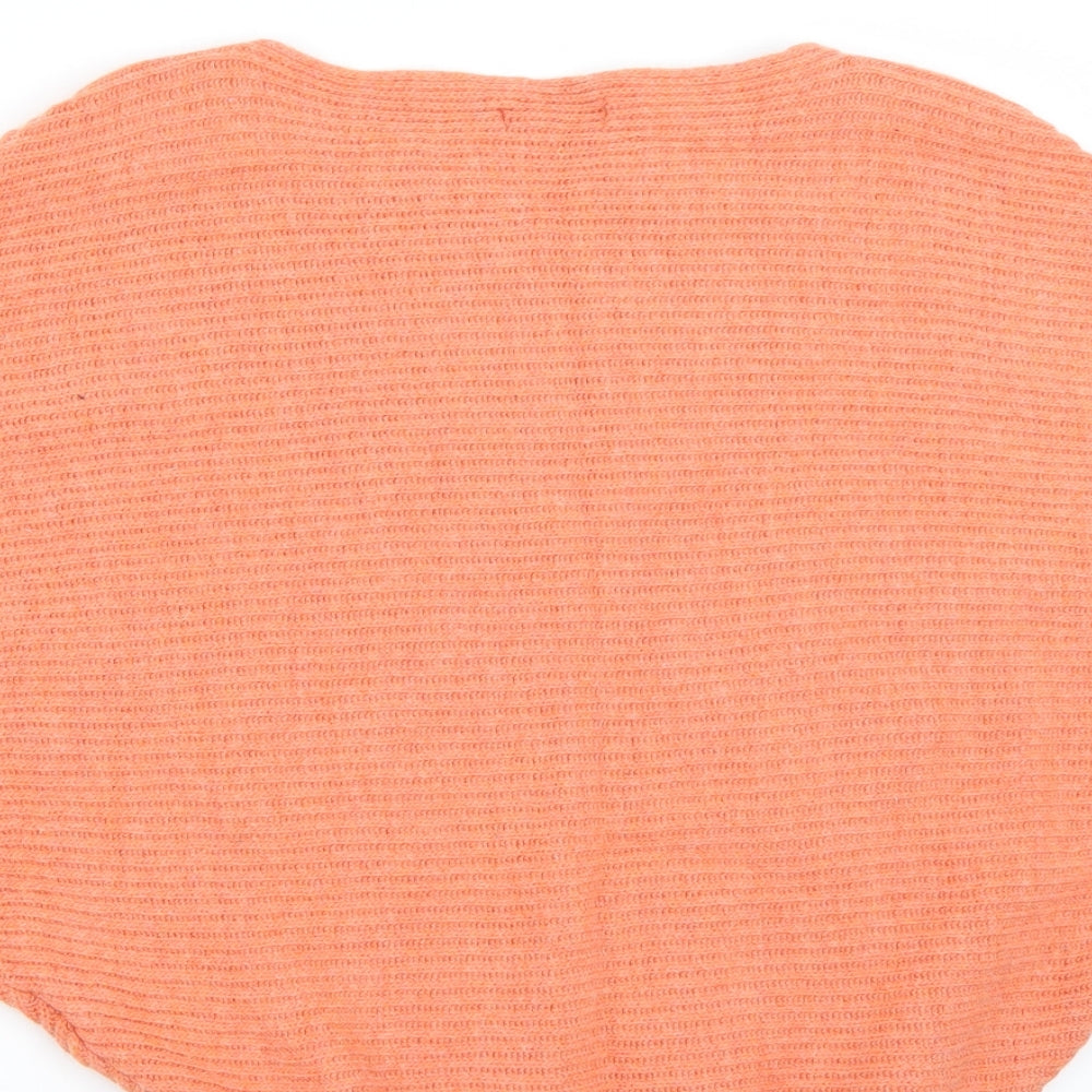 Collezioni Womens Orange   Pullover Jumper Size M