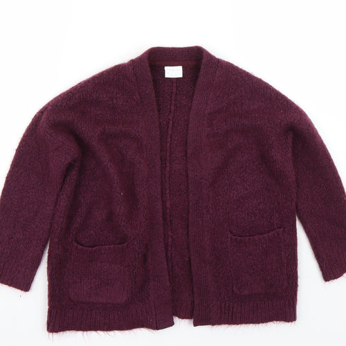 F&F Girls Purple   Cardigan Jumper Size 9-10 Years