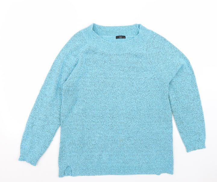 M&Co Womens Blue   Pullover Jumper Size 16