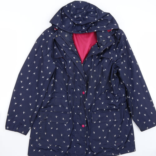 Bonmarché Womens Blue   Jacket Coat Size M