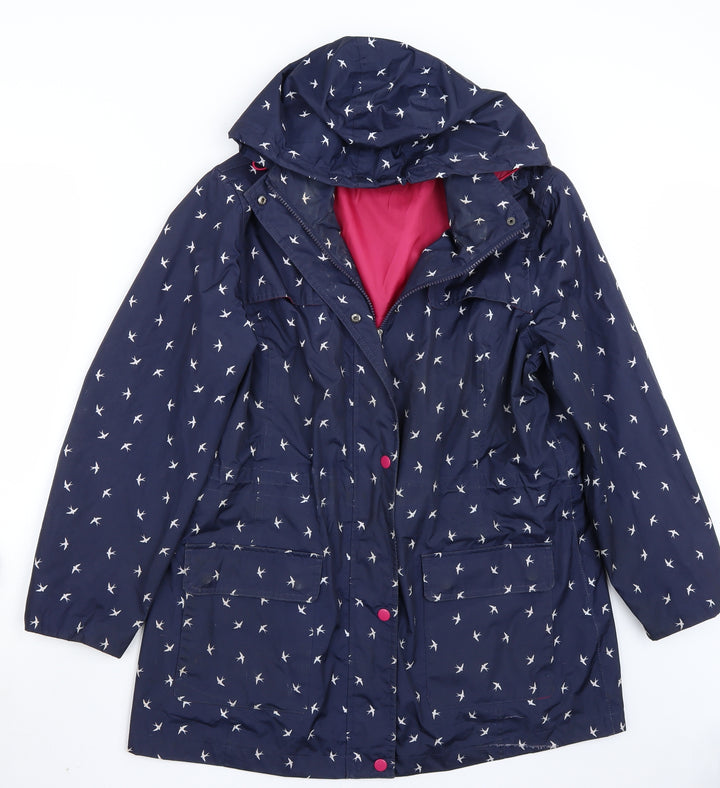 Bonmarché Womens Blue Jacket Coat Size M