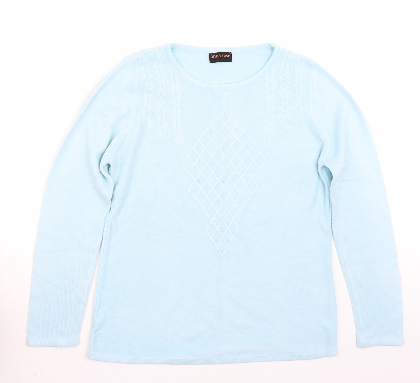 Anna rose Womens Blue   Pullover Jumper Size L