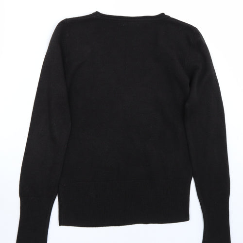 Per Una Womens Black   Pullover Jumper Size 10