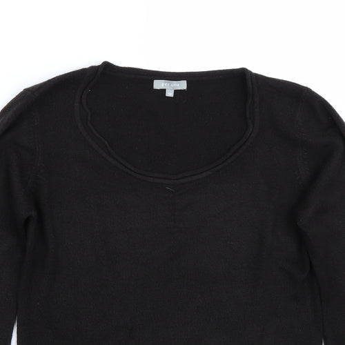 Per Una Womens Black   Pullover Jumper Size 10