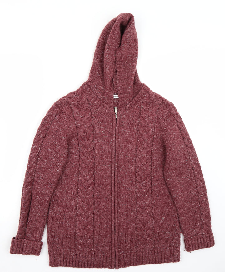 Damart Womens Purple Jacket Coat Size 14