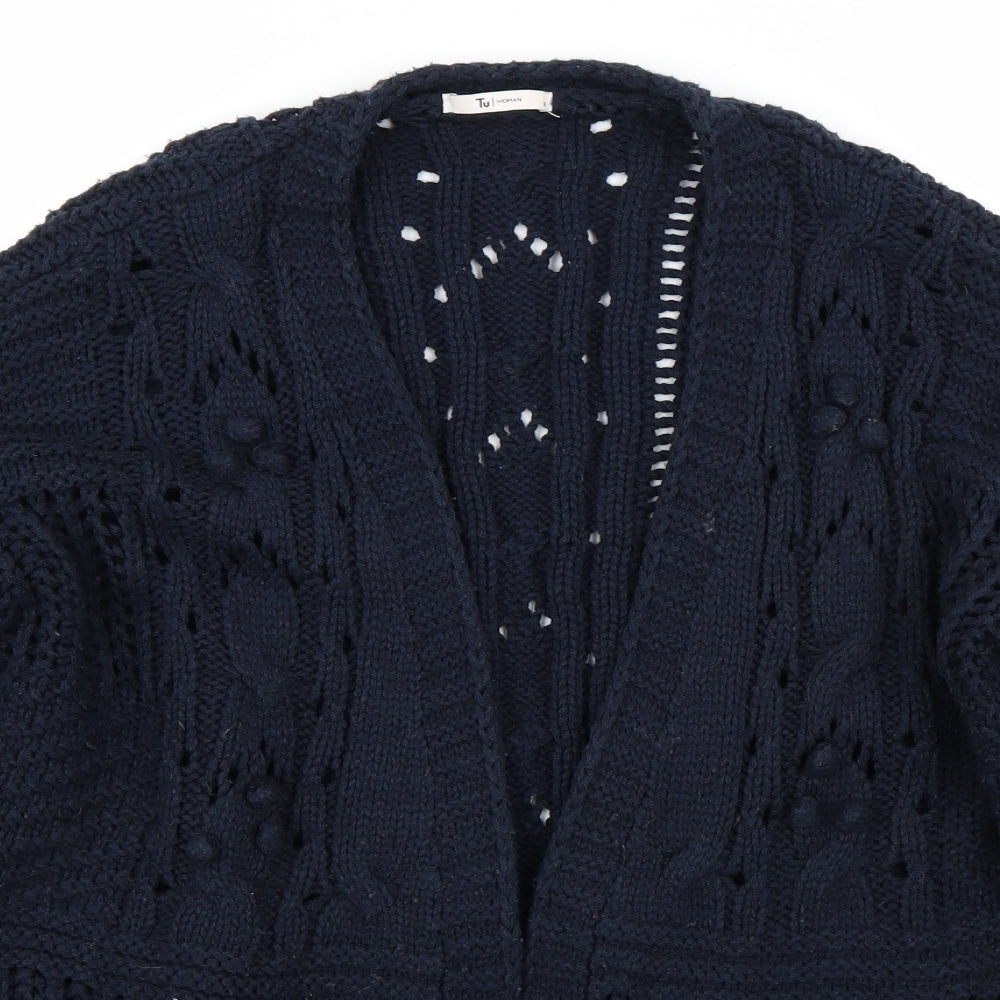 TU Womens Blue   Cardigan Jumper Size 12