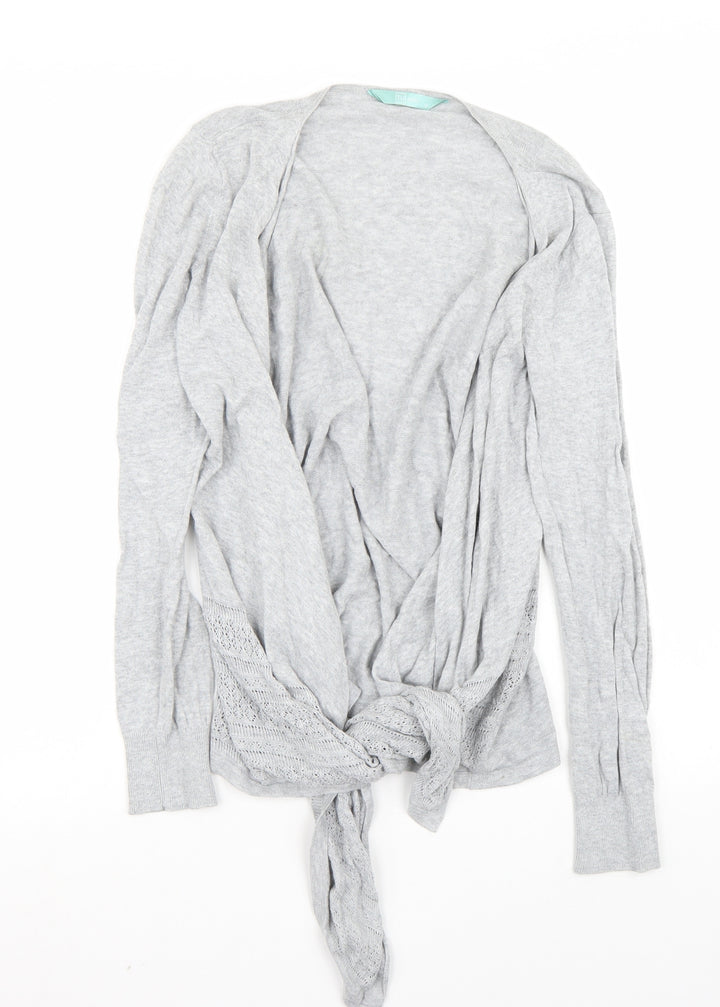 TU Womens Grey Cardigan Jumper Size 12