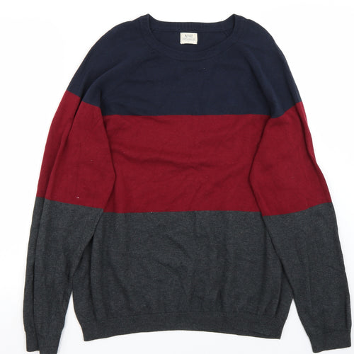 Acw85 Mens Grey   Pullover Jumper Size L