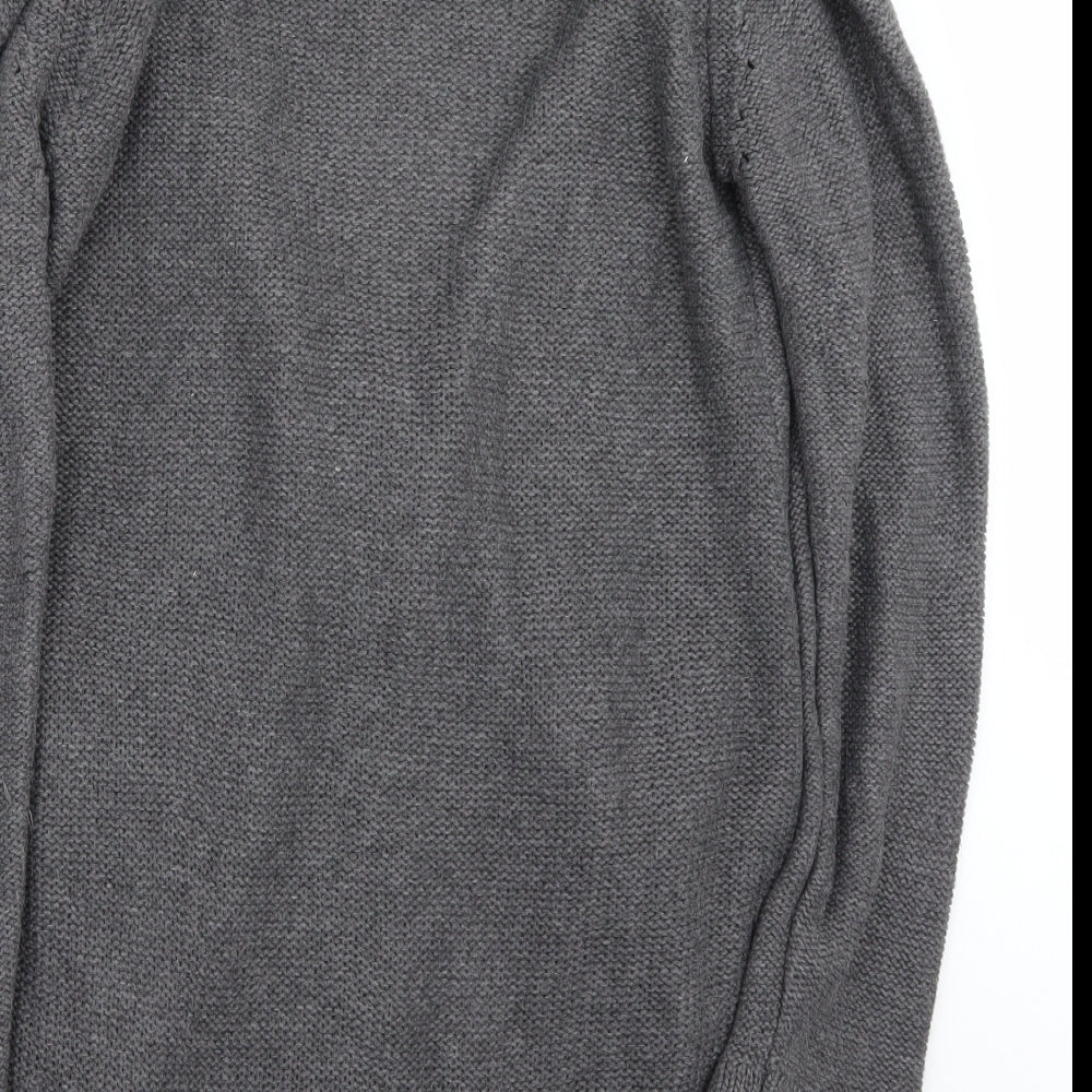 NEXT Womens Grey   Cardigan Jumper Size 10