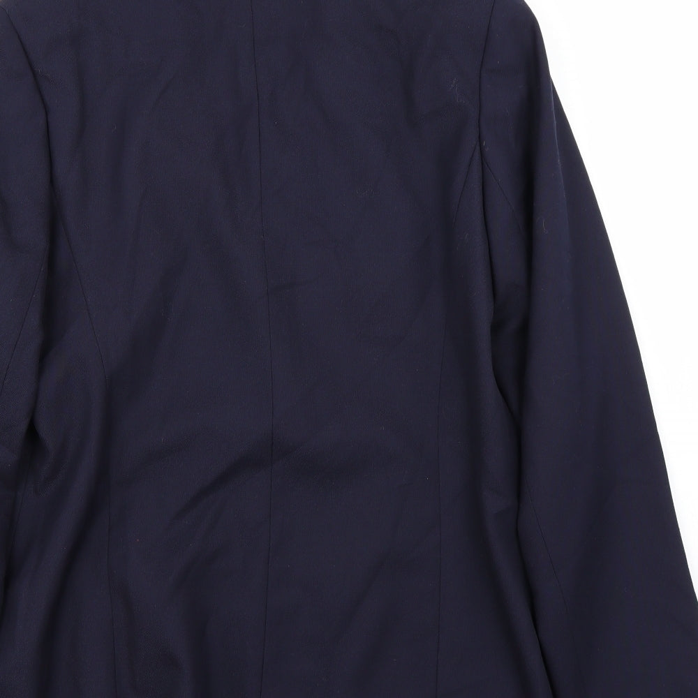 Classics Womens Blue   Jacket Suit Jacket Size 14