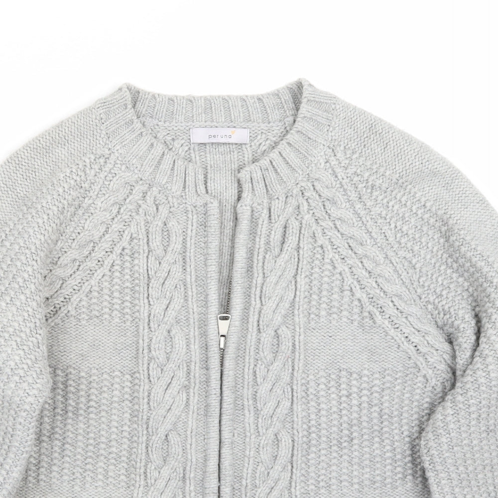 Marks and Spencer Womens Grey   Jacket Coat Size 14