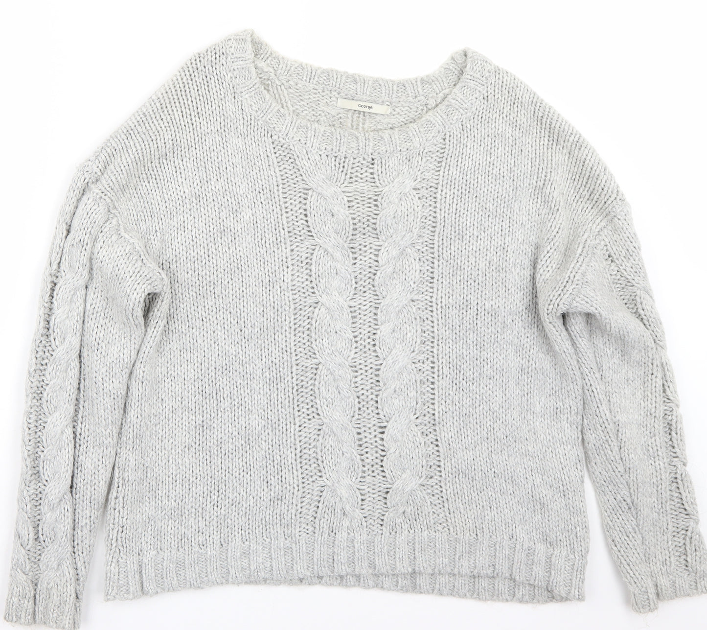 George Womens Grey   Pullover Jumper Size 16