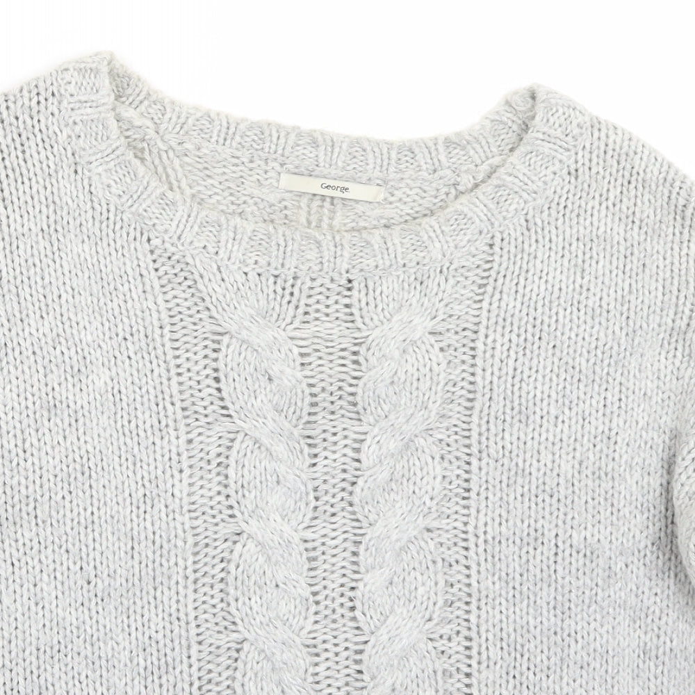 George Womens Grey   Pullover Jumper Size 16
