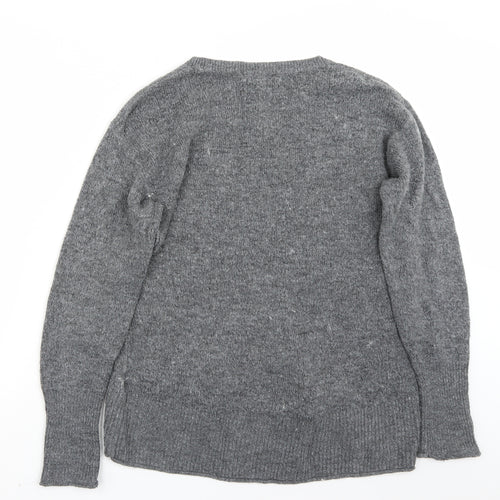 H&M Womens Grey   Pullover Jumper Size M