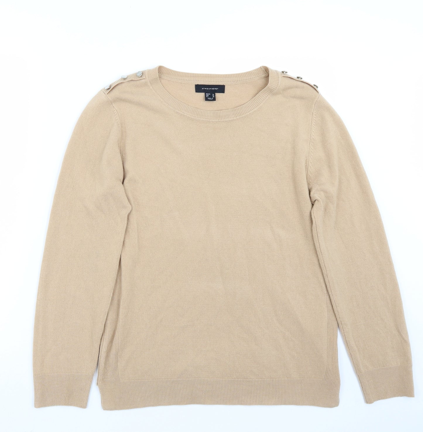 Primark Womens Beige   Pullover Jumper Size 14