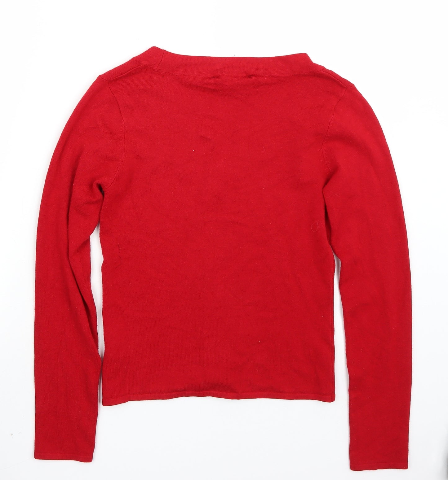 River Island Womens Red   Pullover Jumper Size 10