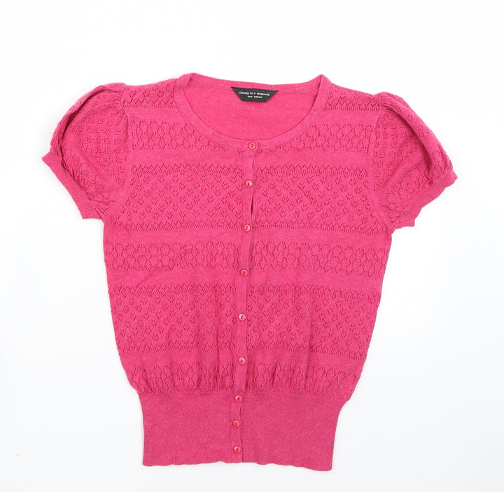 Dorothy Perkins Womens Pink Basic T-Shirt Size 12