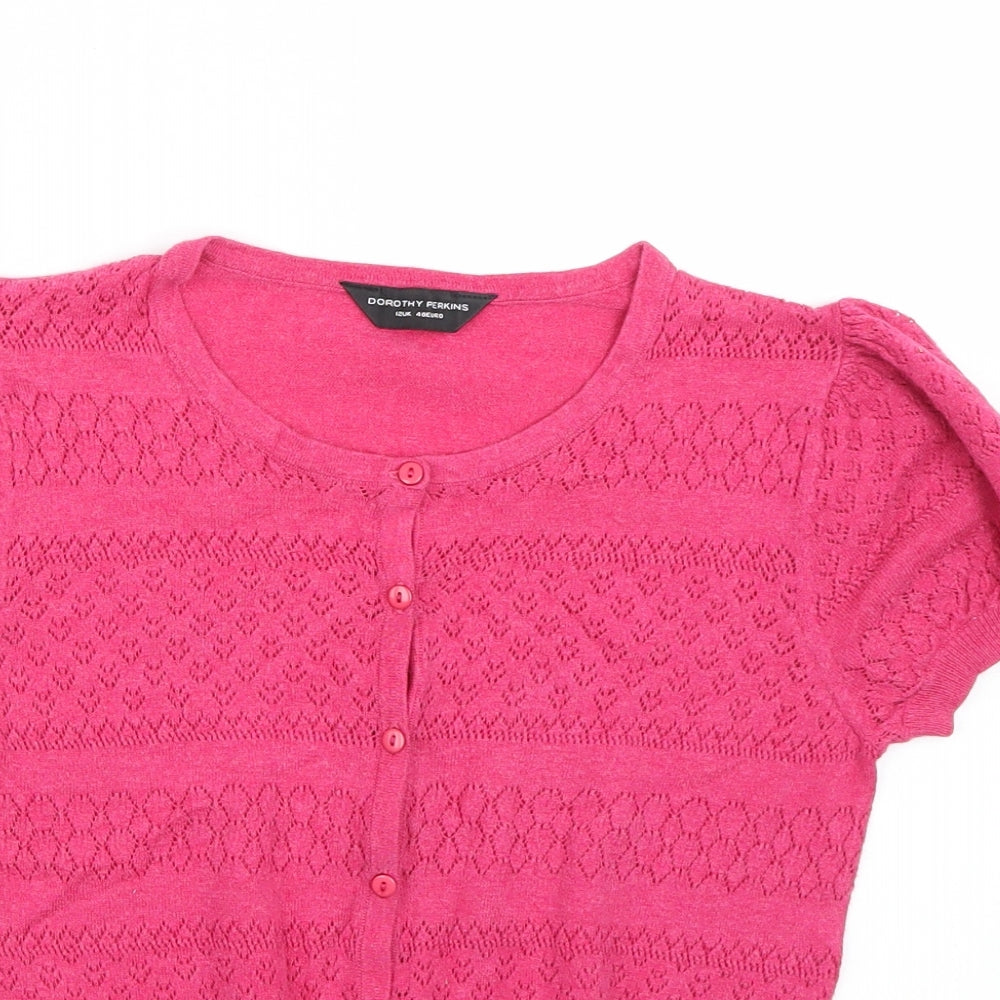 Dorothy Perkins Womens Pink   Basic T-Shirt Size 12