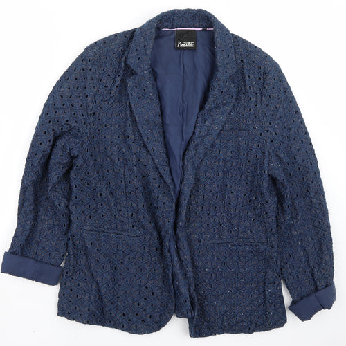 nanette Womens Blue   Jacket Blazer Size XL
