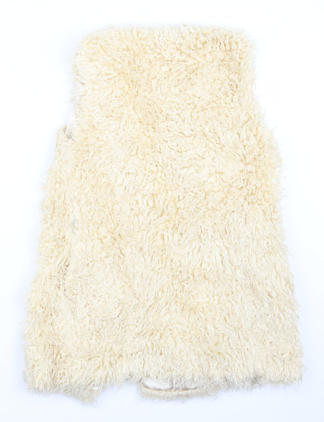 Internarcionale Womens Beige   Gilet Coat Size 8