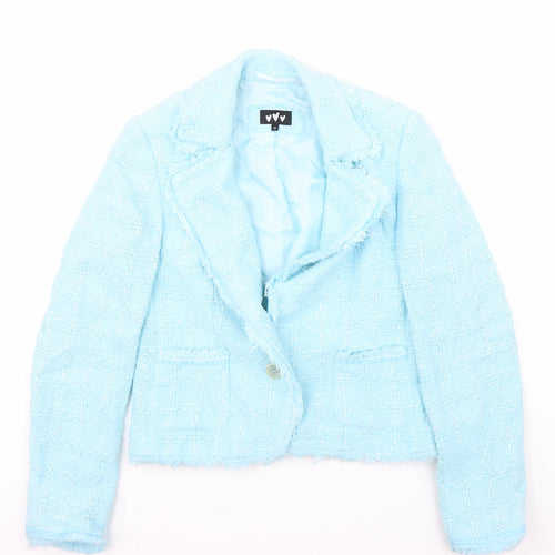 Per Una Womens Blue   Jacket Coat Size 12