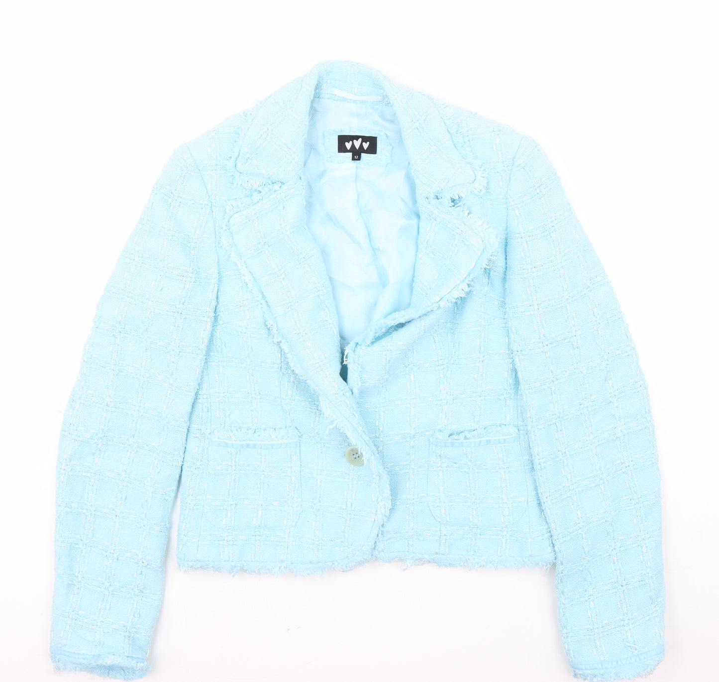 Per Una Womens Blue   Jacket Coat Size 12