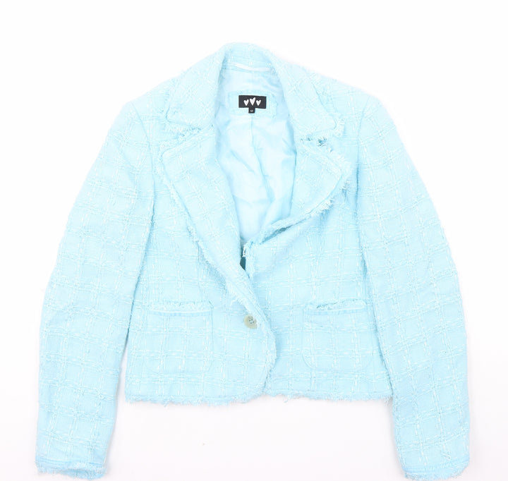 Per Una Womens Blue   Jacket Coat Size 12