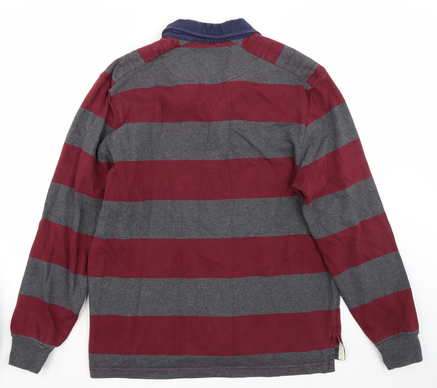 Charles Tyrwhitt Mens Red Striped  Pullover Jumper Size L
