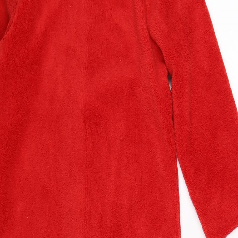 Primark Girls Multicoloured  Fleece Playsuit One-Piece Size 7-8 Years  - Grinch