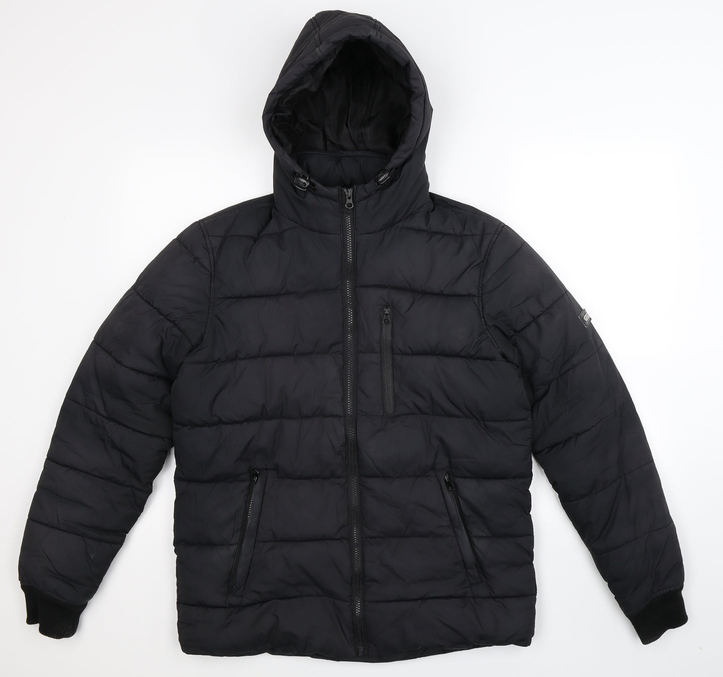 London Fog Mens Black   Puffer Jacket Jacket Size S