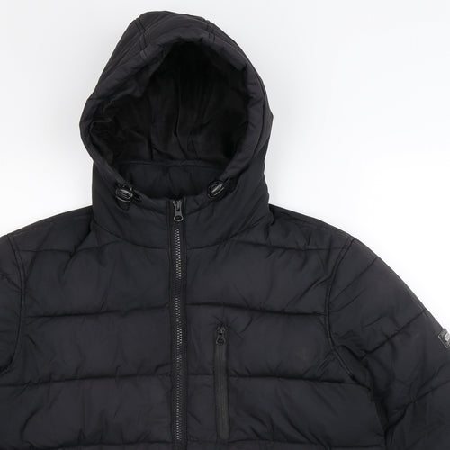 London Fog Mens Black   Puffer Jacket Jacket Size S