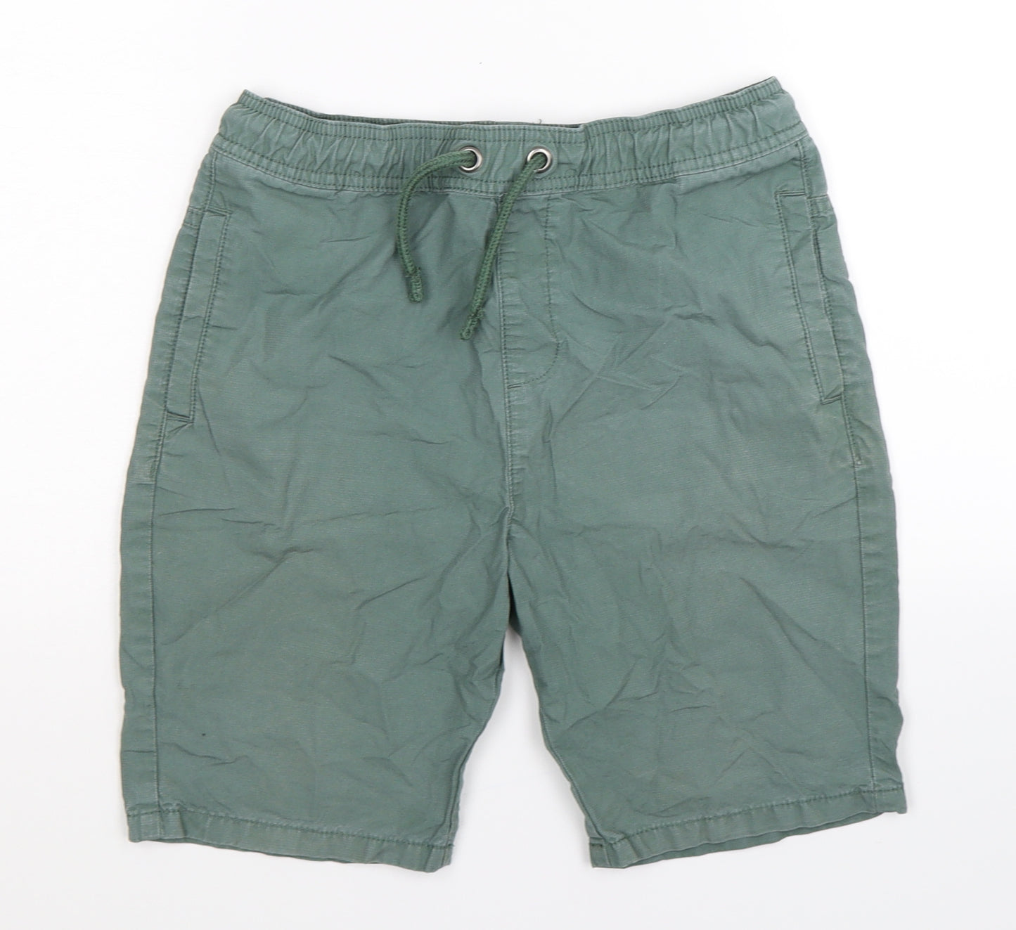 Marks and Spencer Boys Green   Bermuda Shorts Size 10-11 Years