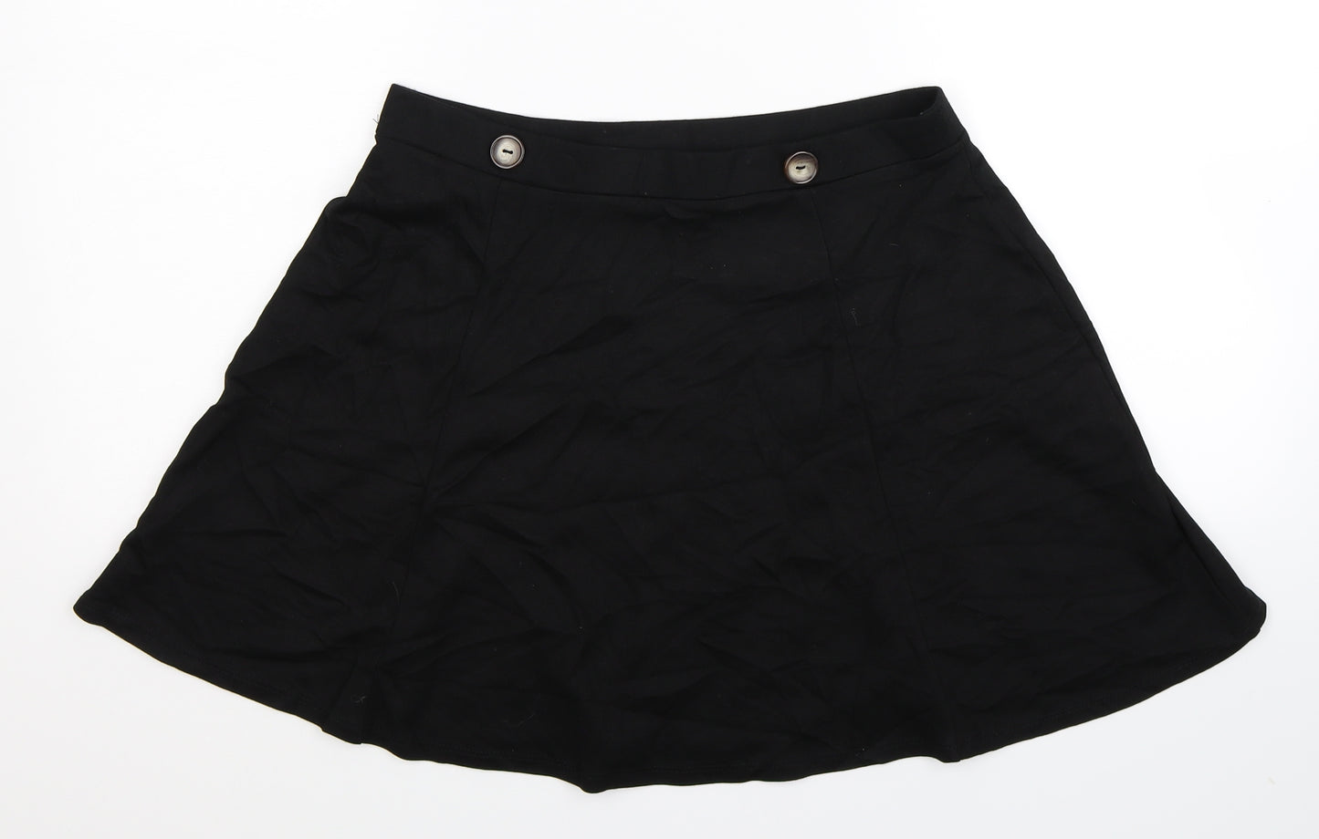 George Womens Black   A-Line Skirt Size 12