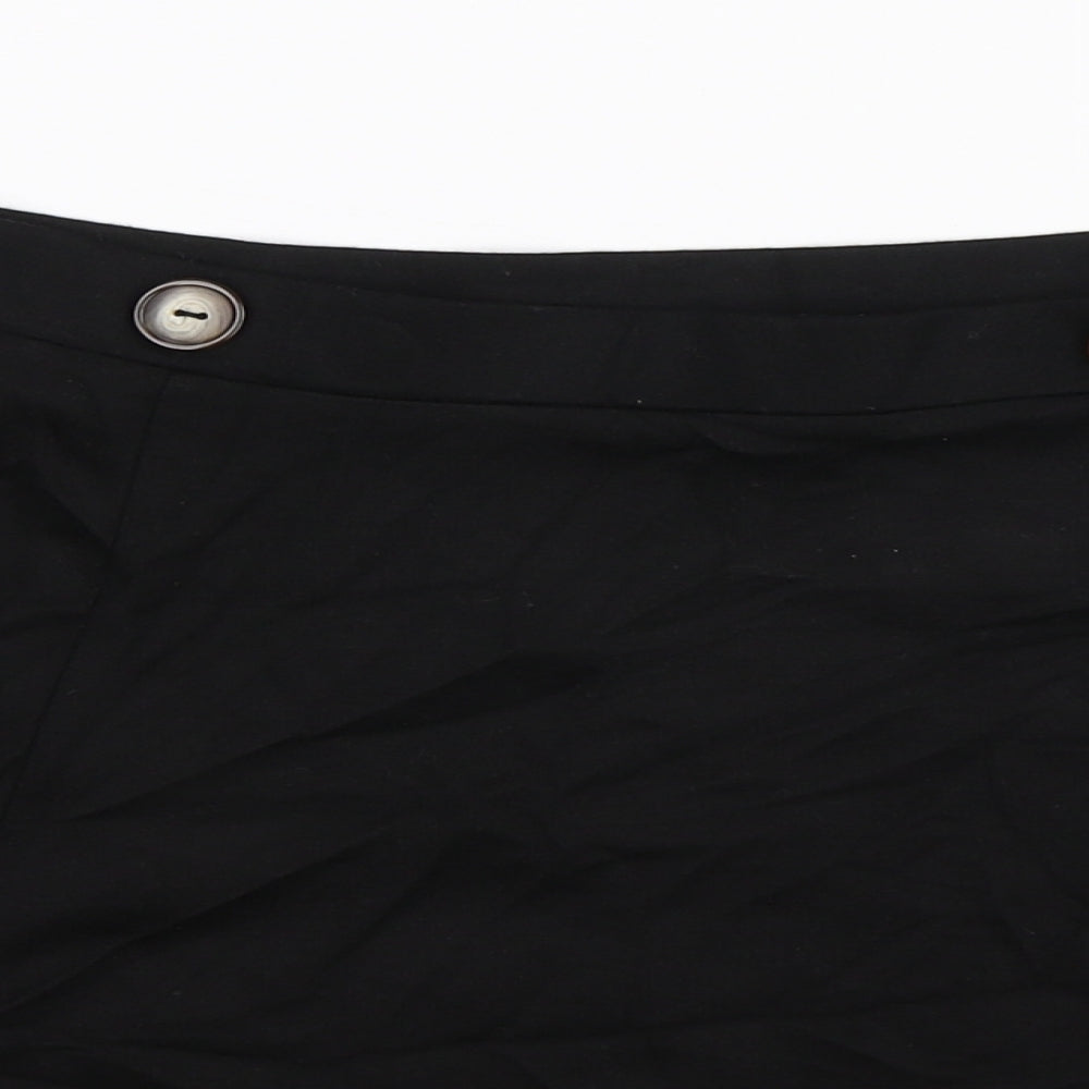 George Womens Black   A-Line Skirt Size 12