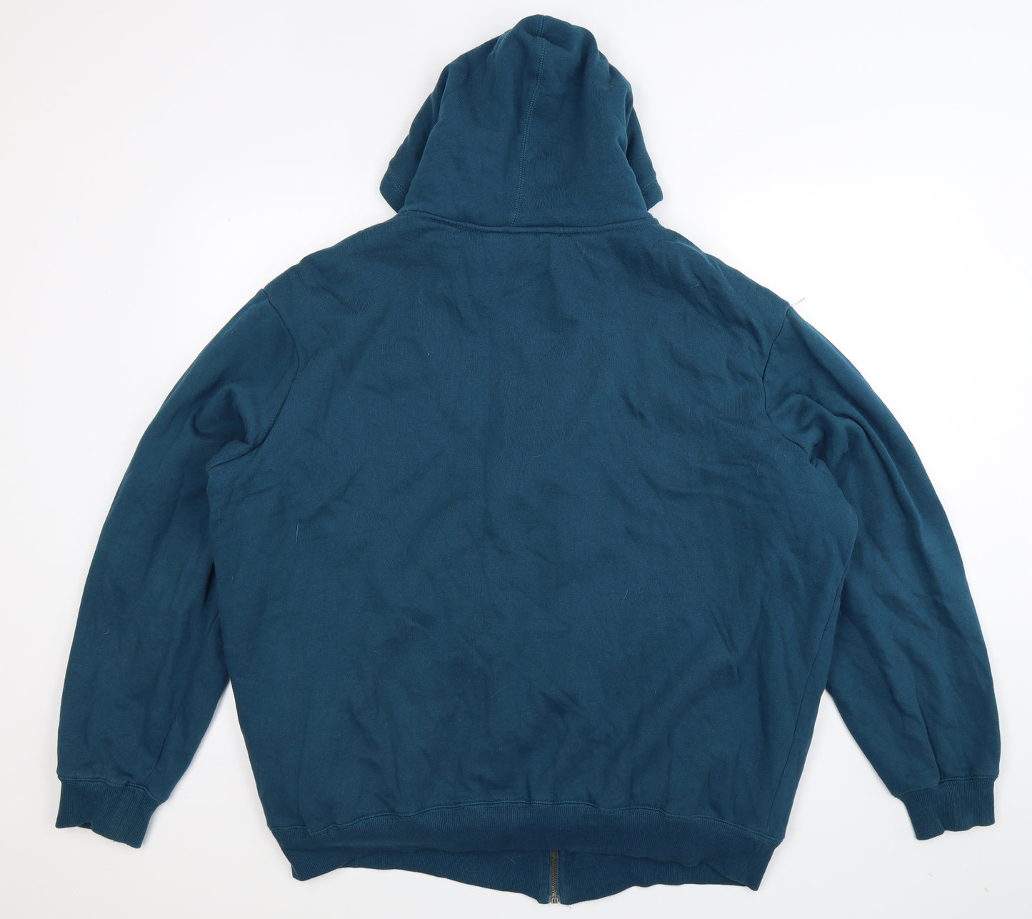 Cotton Traders Mens Blue   Full Zip Hoodie Size 2XL