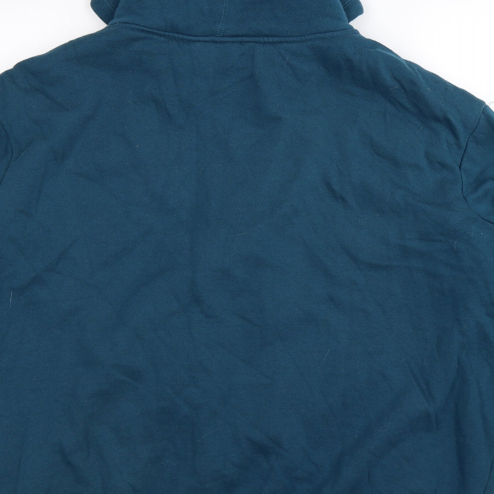 Cotton Traders Mens Blue   Full Zip Hoodie Size 2XL