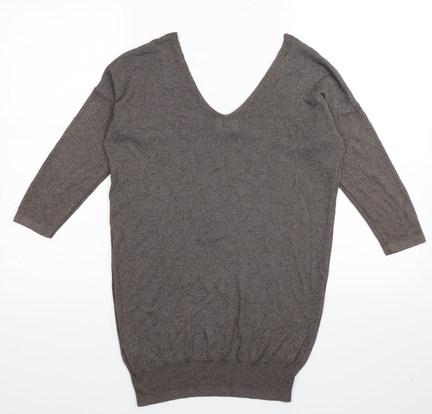 NEXT Womens Silver  Knit Pullover Jumper Size 10