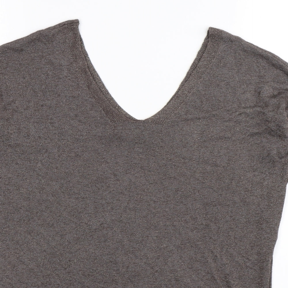 NEXT Womens Silver  Knit Pullover Jumper Size 10